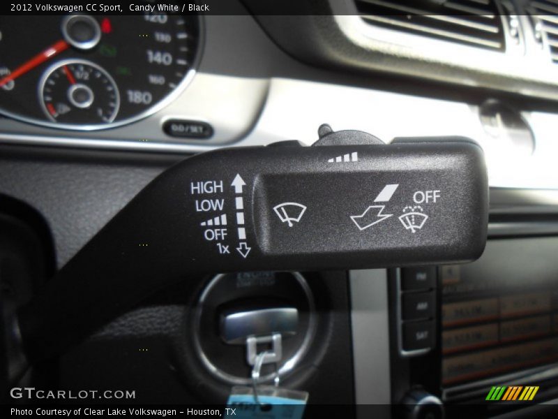 Candy White / Black 2012 Volkswagen CC Sport