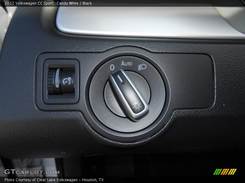 Candy White / Black 2012 Volkswagen CC Sport
