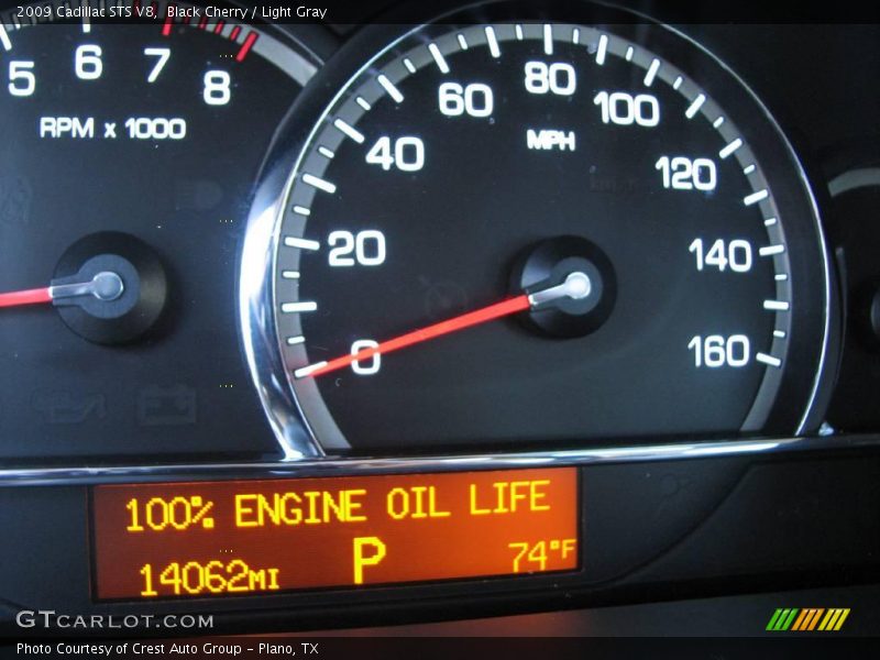 Black Cherry / Light Gray 2009 Cadillac STS V8