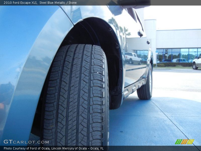 Steel Blue Metallic / Stone 2010 Ford Escape XLS