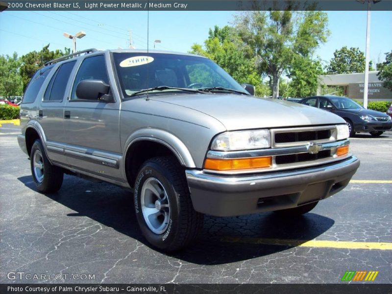 Light Pewter Metallic / Medium Gray 2000 Chevrolet Blazer LS