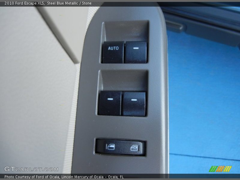 Steel Blue Metallic / Stone 2010 Ford Escape XLS