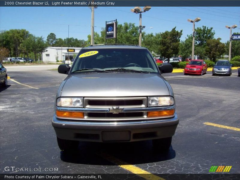 Light Pewter Metallic / Medium Gray 2000 Chevrolet Blazer LS