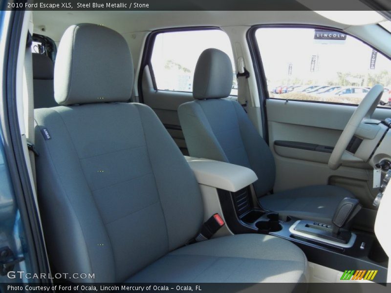Steel Blue Metallic / Stone 2010 Ford Escape XLS