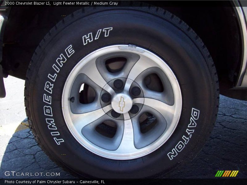 Light Pewter Metallic / Medium Gray 2000 Chevrolet Blazer LS