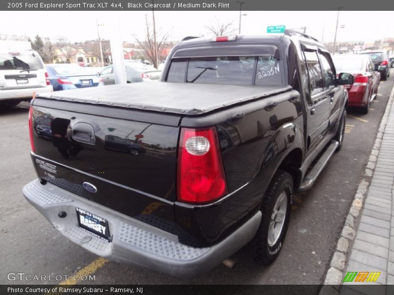 Black Clearcoat / Medium Dark Flint 2005 Ford Explorer Sport Trac XLT 4x4