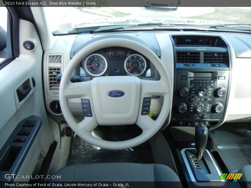 Steel Blue Metallic / Stone 2010 Ford Escape XLS
