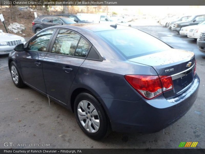 Atlantis Blue Metallic / Jet Black/Medium Titanium 2013 Chevrolet Cruze LS