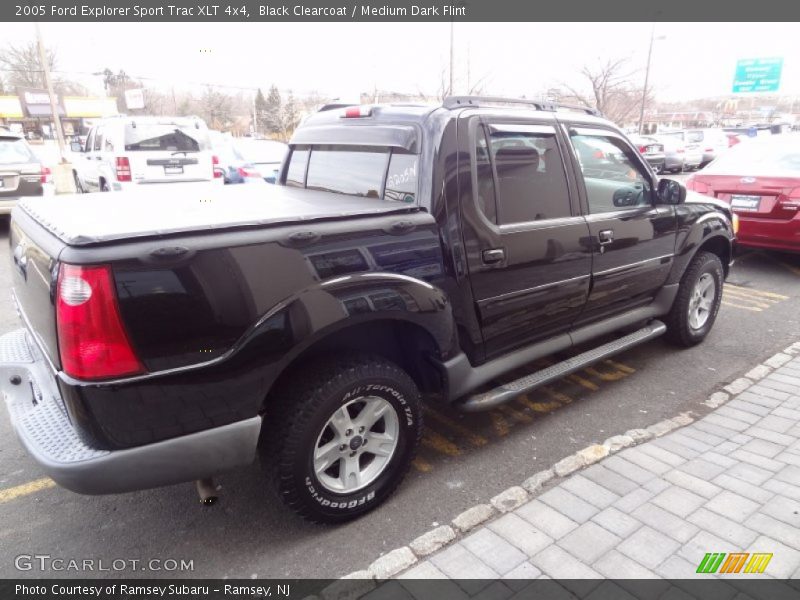 Black Clearcoat / Medium Dark Flint 2005 Ford Explorer Sport Trac XLT 4x4