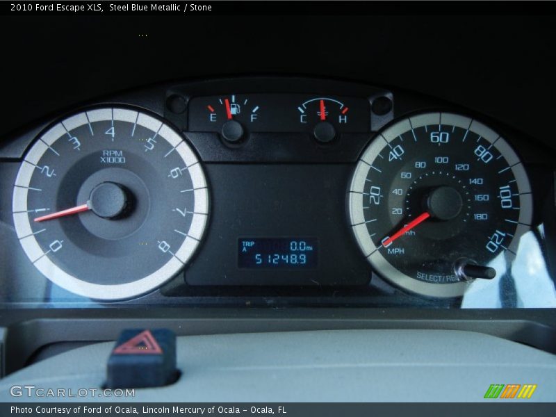 Steel Blue Metallic / Stone 2010 Ford Escape XLS