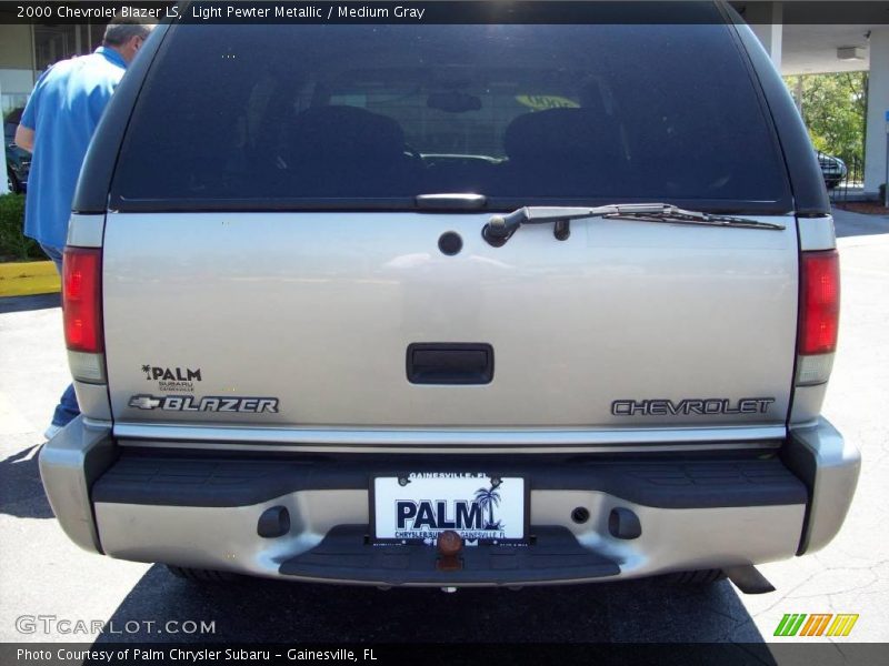 Light Pewter Metallic / Medium Gray 2000 Chevrolet Blazer LS