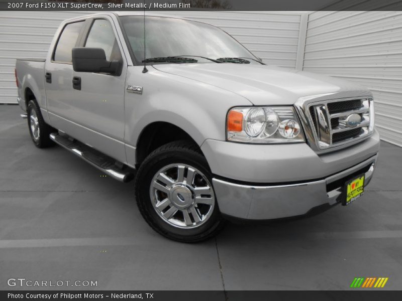 Silver Metallic / Medium Flint 2007 Ford F150 XLT SuperCrew