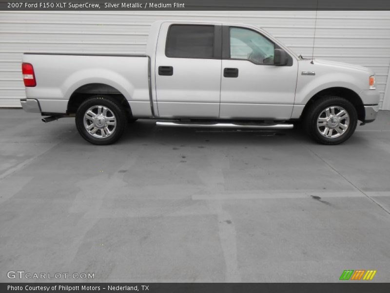 Silver Metallic / Medium Flint 2007 Ford F150 XLT SuperCrew