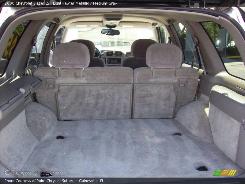 Light Pewter Metallic / Medium Gray 2000 Chevrolet Blazer LS
