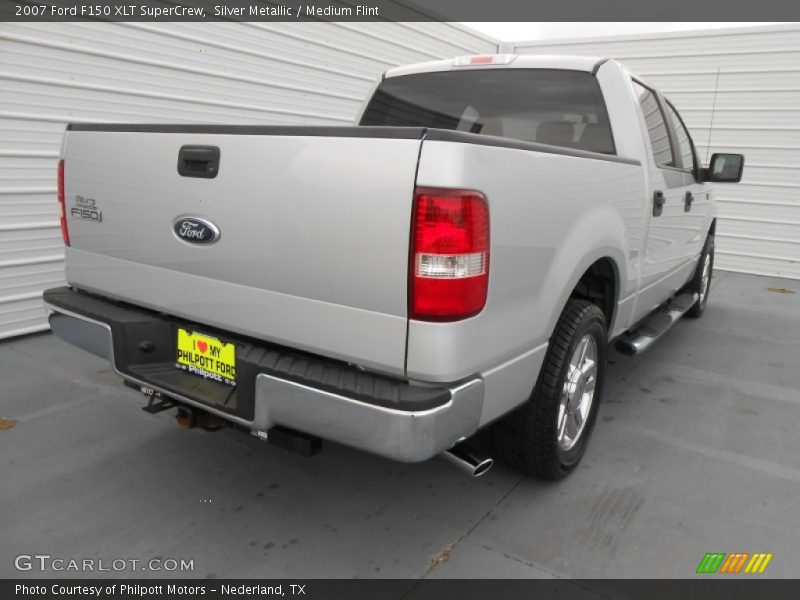 Silver Metallic / Medium Flint 2007 Ford F150 XLT SuperCrew