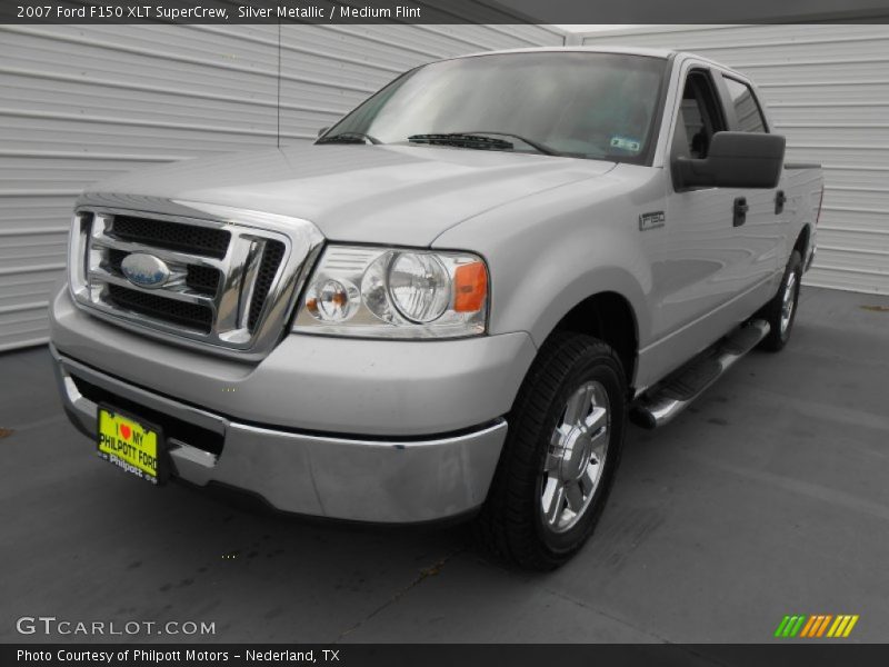 Silver Metallic / Medium Flint 2007 Ford F150 XLT SuperCrew