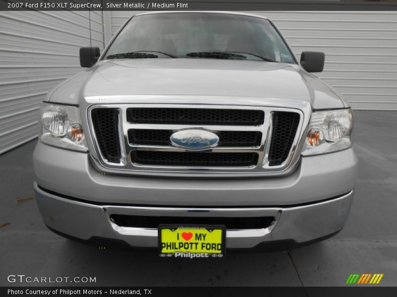 Silver Metallic / Medium Flint 2007 Ford F150 XLT SuperCrew