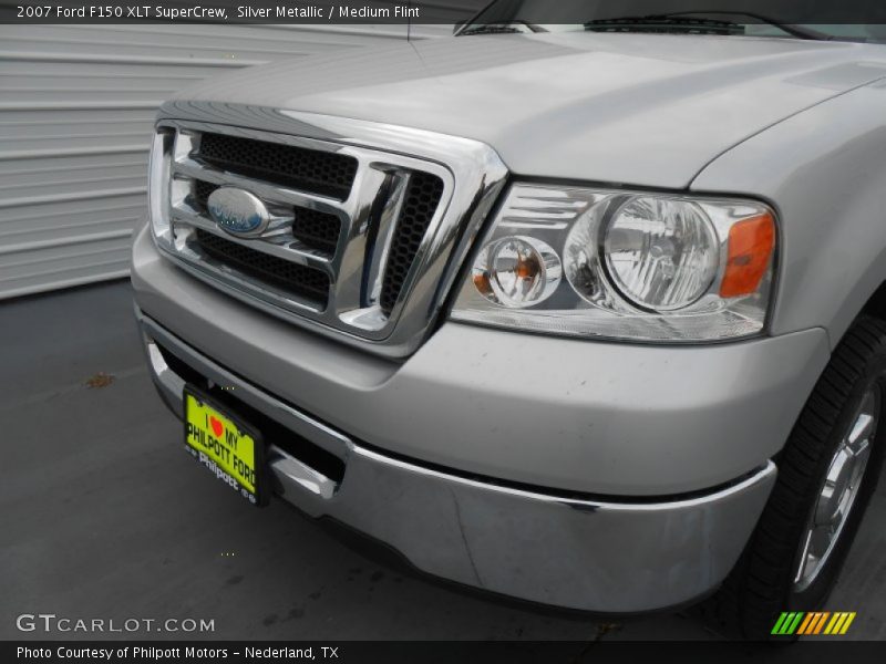 Silver Metallic / Medium Flint 2007 Ford F150 XLT SuperCrew