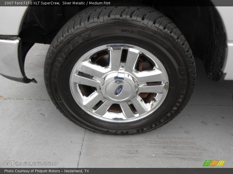 Silver Metallic / Medium Flint 2007 Ford F150 XLT SuperCrew