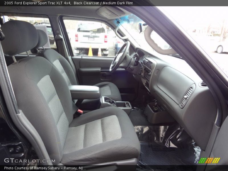 Black Clearcoat / Medium Dark Flint 2005 Ford Explorer Sport Trac XLT 4x4