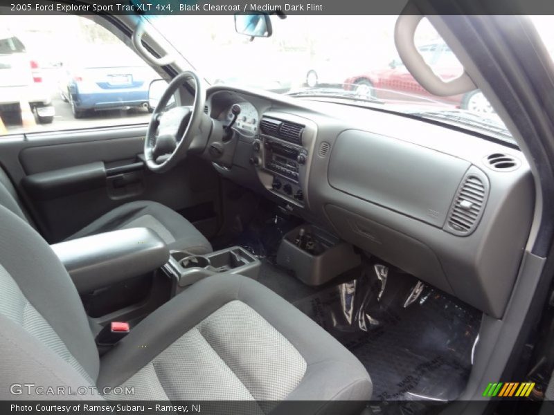 Black Clearcoat / Medium Dark Flint 2005 Ford Explorer Sport Trac XLT 4x4