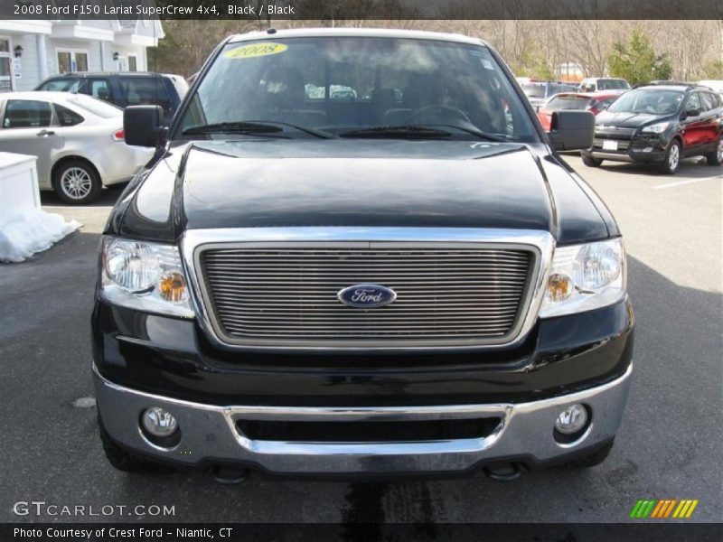 Black / Black 2008 Ford F150 Lariat SuperCrew 4x4