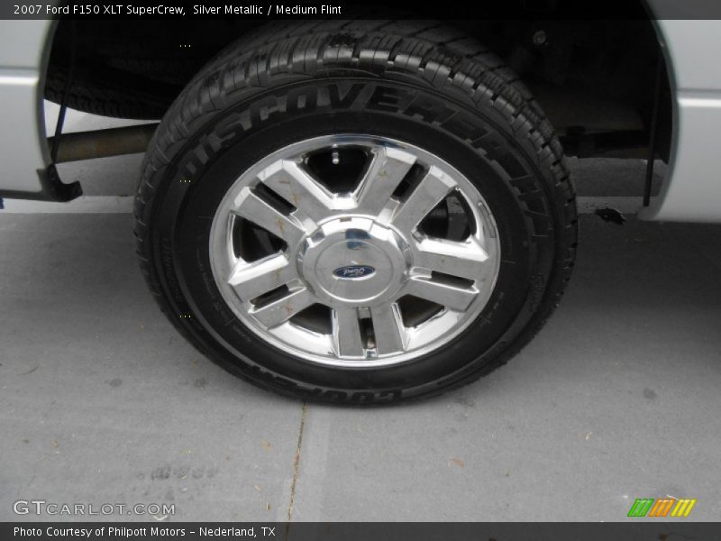 Silver Metallic / Medium Flint 2007 Ford F150 XLT SuperCrew