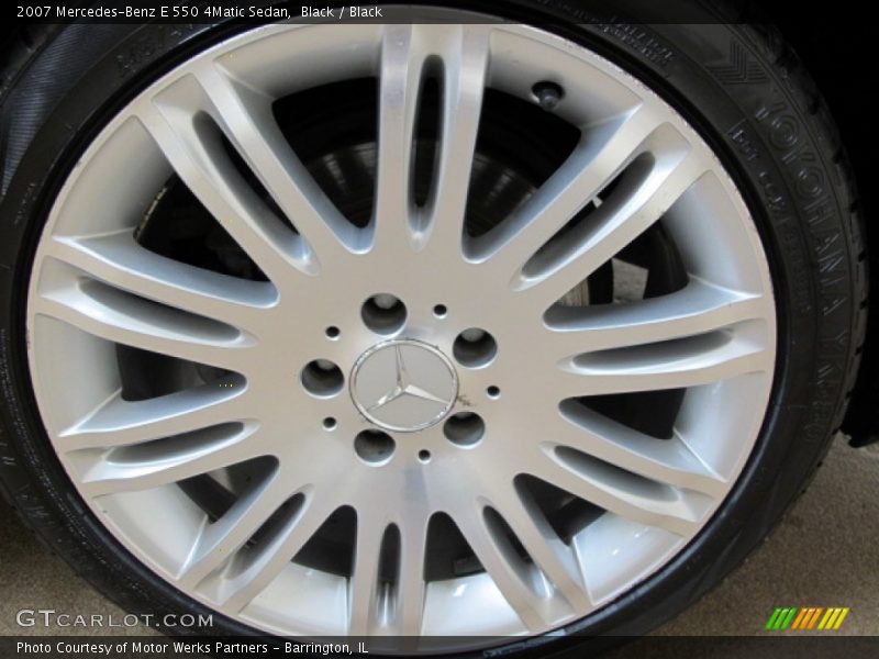 Black / Black 2007 Mercedes-Benz E 550 4Matic Sedan