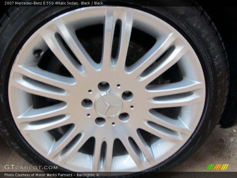 Black / Black 2007 Mercedes-Benz E 550 4Matic Sedan