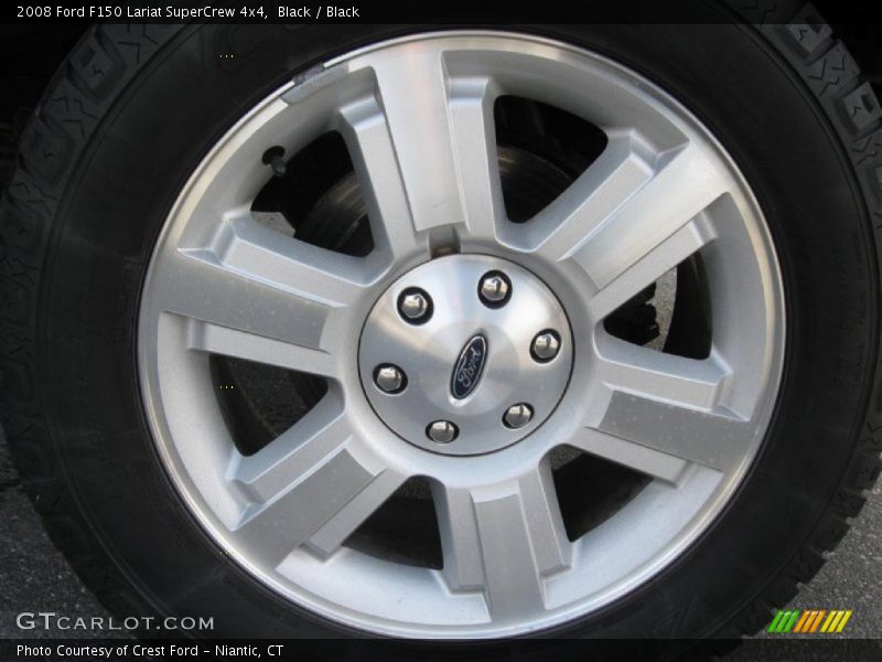 Black / Black 2008 Ford F150 Lariat SuperCrew 4x4