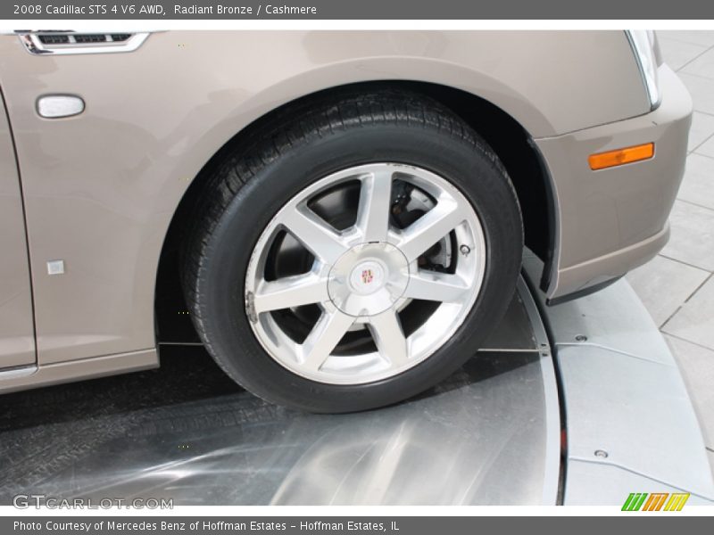Radiant Bronze / Cashmere 2008 Cadillac STS 4 V6 AWD