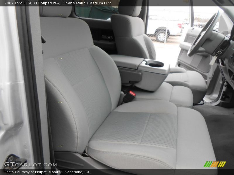 Silver Metallic / Medium Flint 2007 Ford F150 XLT SuperCrew