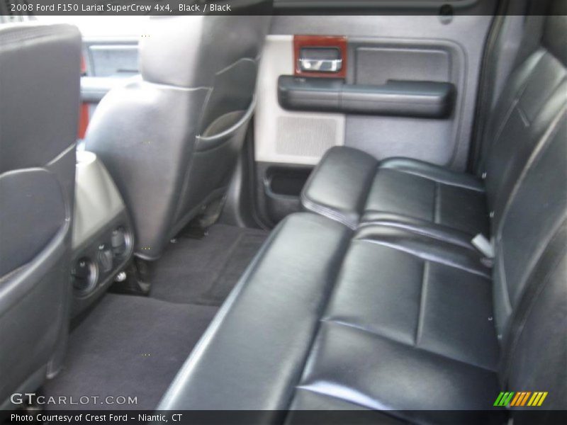 Black / Black 2008 Ford F150 Lariat SuperCrew 4x4