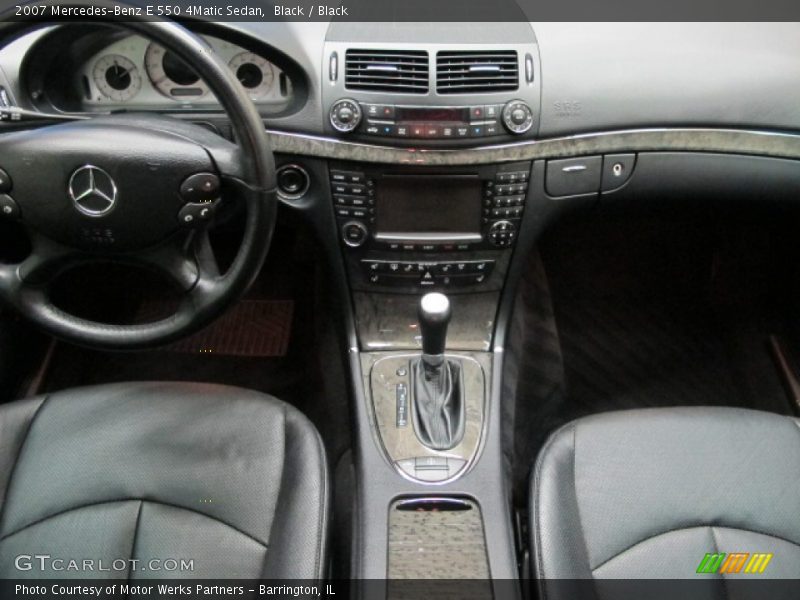 Black / Black 2007 Mercedes-Benz E 550 4Matic Sedan
