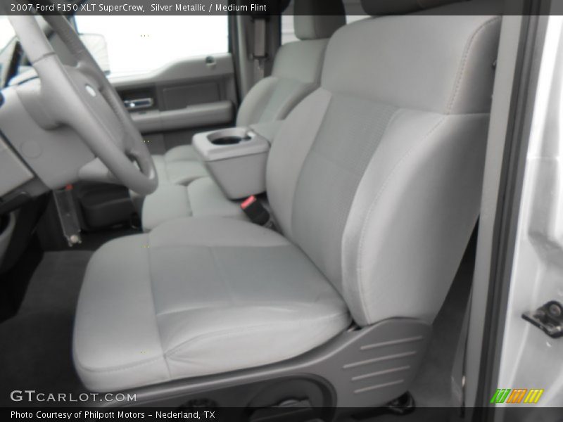 Silver Metallic / Medium Flint 2007 Ford F150 XLT SuperCrew