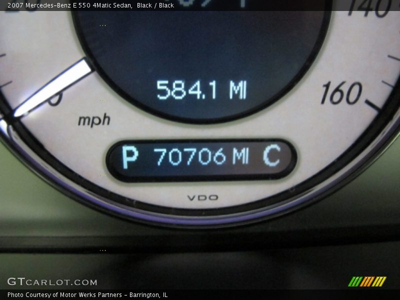 Black / Black 2007 Mercedes-Benz E 550 4Matic Sedan