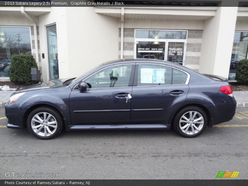 Graphite Gray Metallic / Black 2013 Subaru Legacy 2.5i Premium