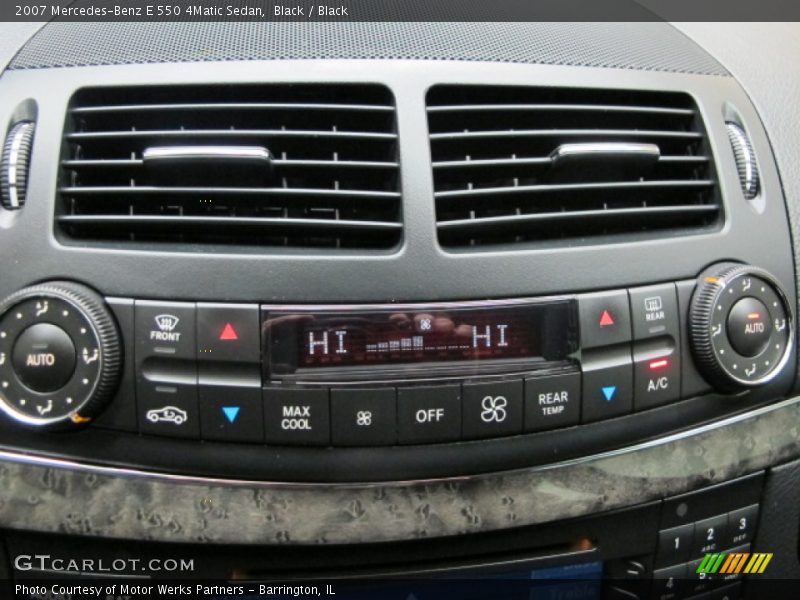 Black / Black 2007 Mercedes-Benz E 550 4Matic Sedan