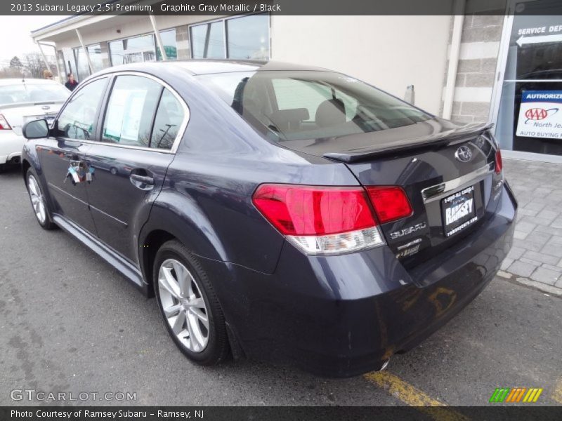 Graphite Gray Metallic / Black 2013 Subaru Legacy 2.5i Premium
