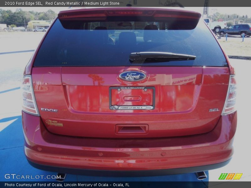 Red Candy Metallic / Medium Light Stone 2010 Ford Edge SEL