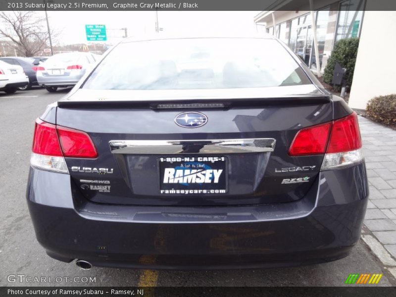 Graphite Gray Metallic / Black 2013 Subaru Legacy 2.5i Premium