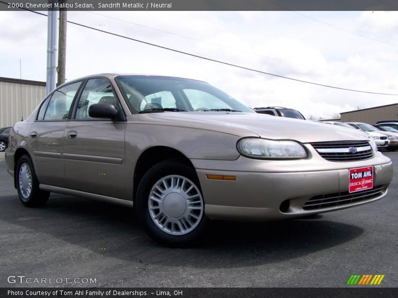 Sandrift Metallic / Neutral 2000 Chevrolet Malibu Sedan