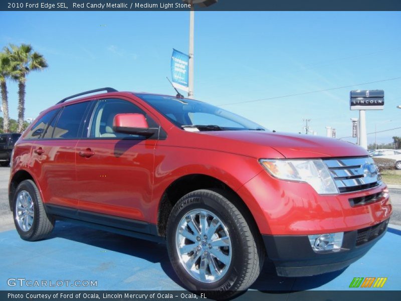 Front 3/4 View of 2010 Edge SEL