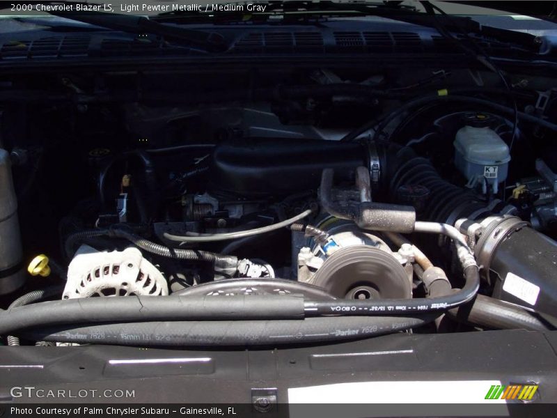 Light Pewter Metallic / Medium Gray 2000 Chevrolet Blazer LS