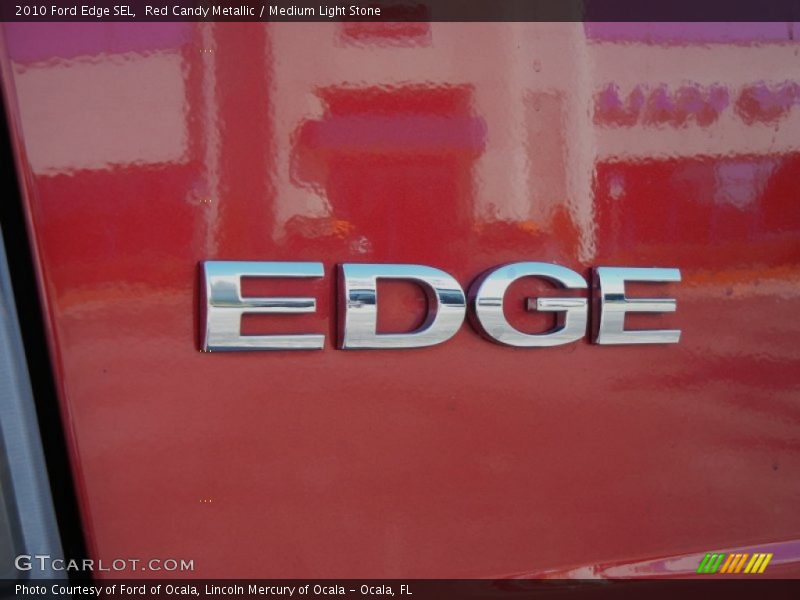 Red Candy Metallic / Medium Light Stone 2010 Ford Edge SEL