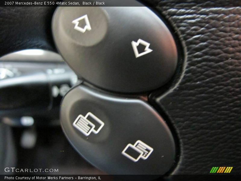 Black / Black 2007 Mercedes-Benz E 550 4Matic Sedan