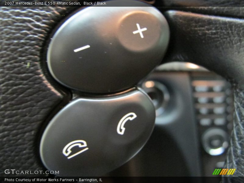 Black / Black 2007 Mercedes-Benz E 550 4Matic Sedan