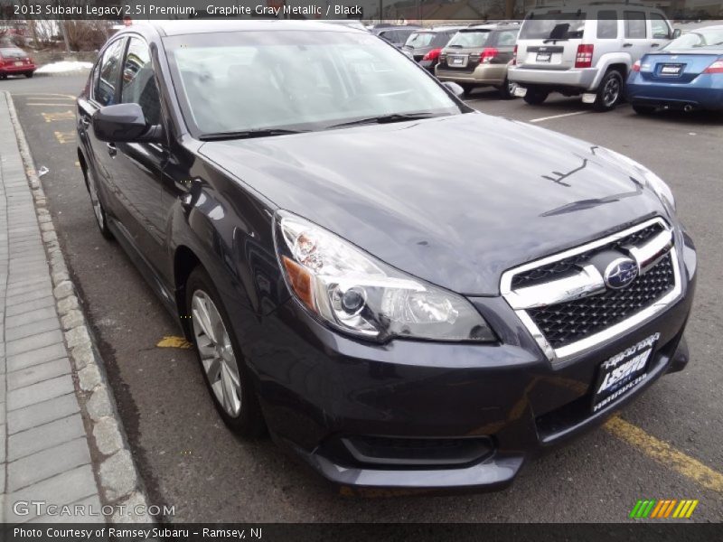Graphite Gray Metallic / Black 2013 Subaru Legacy 2.5i Premium