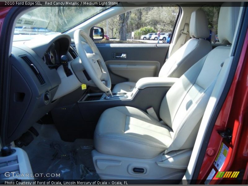 Red Candy Metallic / Medium Light Stone 2010 Ford Edge SEL