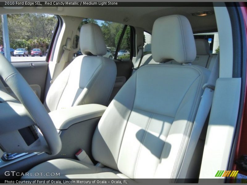 Red Candy Metallic / Medium Light Stone 2010 Ford Edge SEL